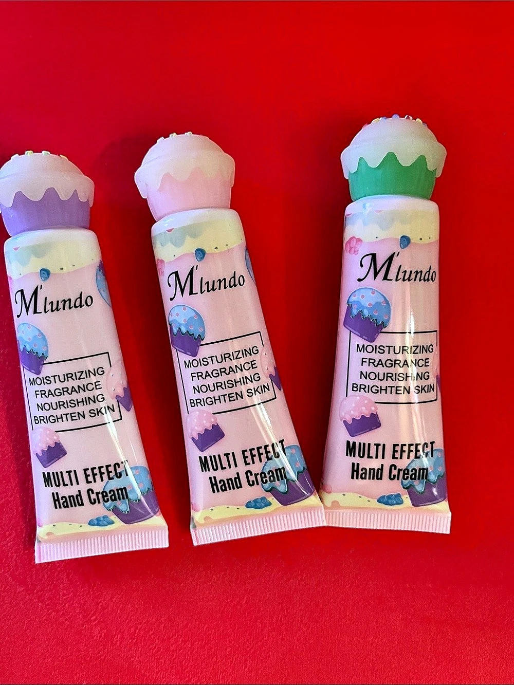 Mlundo Multi Effect Hand Cream Hand Cream Set Pink & Green NWT